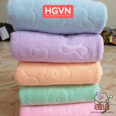 Khăn Tắm Cao Cấp Nhật Bản - Kích Thước 140 x 70 cm, Siêu Thấm Hút, Êm Ái Cho Gia Đình và Trẻ Nhỏ, Nhiều Màu Sắc Tươi Sáng