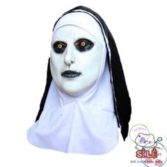 Mặt Nạ Valak Kinh Dị Halloween Latex - Hóa Trang Ma Quái Độc Đáo Cho Tiệc và Lễ Hội ấn Tượng