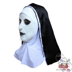 Mặt Nạ Valak Kinh Dị Halloween Latex - Hóa Trang Ma Quái Độc Đáo Cho Tiệc và Lễ Hội ấn Tượng