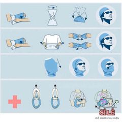 Khăn ống A12 Cao Cấp Đa Năng - Phụ Kiện Du Lịch Hoàn Hảo, Mềm Mại, Thoáng Khí, Thích Hợp Mọi Hoạt Động Ngoài Trời