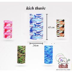 Khăn ống A12 Cao Cấp Đa Năng - Phụ Kiện Du Lịch Hoàn Hảo, Mềm Mại, Thoáng Khí, Thích Hợp Mọi Hoạt Động Ngoài Trời