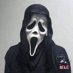 Mặt Nạ Ghostface Kỳ Quái - Phụ Kiện Halloween Rùng Rợn Cho Tiệc Hoá Trang, Unisex, Chất Liệu An Toàn, Thoải Mái