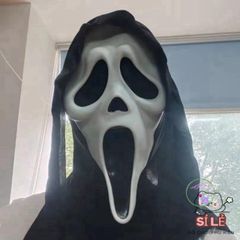 Mặt Nạ Ghostface Kỳ Quái - Phụ Kiện Halloween Rùng Rợn Cho Tiệc Hoá Trang, Unisex, Chất Liệu An Toàn, Thoải Mái