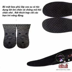 Bộ Đệm Giày Tăng Chiều Cao 3cm, 5cm, 7cm - Lót Giày Chống Mùi, Thoải Mái Cho Nam Nữ, Chất Liệu Cao Su PU Chất Lượng Cao