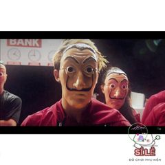 Mặt Nạ Hóa Trang Salvador Dali - La Casa De Papel - Phụ Kiện Halloween Độc Đáo Cho Bữa Tiệc Hóa Trang
