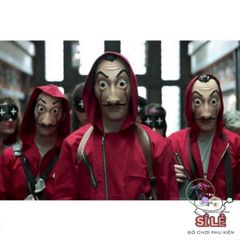Mặt Nạ Hóa Trang Salvador Dali - Phong Cách La Casa De Papel, Hoàn Hảo cho Halloween và Tiệc Cosplay