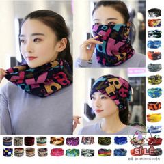 Khăn ống phong cách linh hoạt freesize - Thiết kế đa năng cho mọi hoạt động, chất liệu chống nhăn bền bỉ, thời trang hiện đại