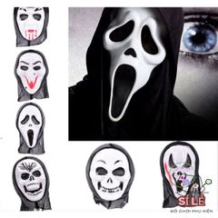 Bộ Đồ Hóa Trang Halloween - Áo Choàng, Mặt Nạ & Lưỡi Hái Thần Chết Độc Đáo cho Tiệc Hóa Trang & Lễ Hội