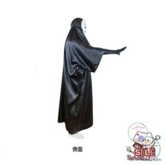Bộ Vô Diện Cosplay - Áo Choàng Đen và Mặt Nạ Huyền Bí Cho Fan Anime, Phong Cách Thời Trang Unisex, Độc Đáo và Thoải Mái