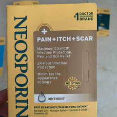 Kem Mỡ Kháng Viêm Neosporin 28.3g - Hỗ Trợ Làm Lành Vết Thương, Giảm Đau, Bảo Vệ Vết Thương Khỏi Nhiễm Khuẩn