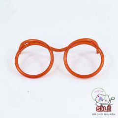 Ống Hút Nhựa Hình Mắt Kính Ngộ Nghĩnh Halloween Cho Bé - Phụ Kiện Tiệc Tùng Vui Nhộn, Dài 67cm, Chất Liệu Bền Bỉ