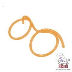 Ống Hút Nhựa Hình Mắt Kính Ngộ Nghĩnh Halloween Cho Bé - Phụ Kiện Tiệc Tùng Vui Nhộn, Dài 67cm, Chất Liệu Bền Bỉ