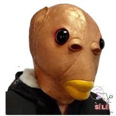 Mũ Hóa Trang Silicone Cá Xanh Người Lớn - Mặt Nạ Ếch Hacker Rực Rỡ Cho Tiệc Hóa Trang, Halloween, Lễ Hội