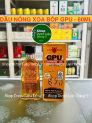 Dầu Xoa Bóp MINYAK URUT GPU 60ml - Giảm Đau Cơ Bắp, Đau Khớp, Thể Thao, Hỗ Trợ Lưu Thông Máu Từ Tinh Dầu Thiên Nhiên