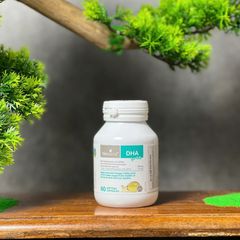 Viên uống bổ sung DHA cho trẻ em Bio Island chính hãng - 60 viên vitamin hỗ trợ phát triển trí não và thị lực cho bé