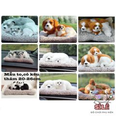 Thú Bông Chó Mèo Khử Mùi Than Hoạt Tính - Trang Trí Ô Tô & Bàn Làm Việc Cute, Quà Tặng Dễ Thương Cho Trẻ Em