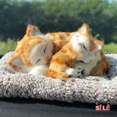Thú Bông Hình Chó Mèo Khử Mùi Ô Tô - Phụ Kiện Trang Trí Xe Hơi Than Hoạt Tính, Dễ Thương và Hữu Ích