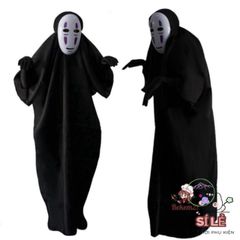 Bộ Trang Phục Vô Diện 3 Món Cho Cosplay - Đồ Hóa Trang Độc Đáo Cho Trẻ Em Và Người Lớn - Chiếc Mặt Nạ Ấn Tượng Và Găng Tay Thời Trang