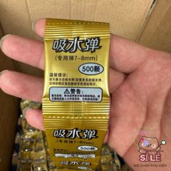 Bộ 50 Gói Hạt Nở (500 Viên/gói) Kích Thước 7-8 mm - Hạt Nở Đa Chức Năng Trang Trí Nhà Cửa và Hoạt Động Handmade