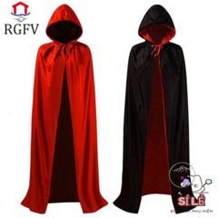 Áo Choàng Halloween Hai Lớp RGFV - Phù Thủy Bí Ẩn, Thời Trang Duy Nhất Cho Người Lớn & Trẻ Em - Hóa Trang Cosplay Sôi Động