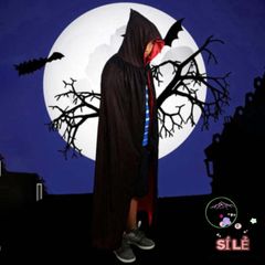 Áo Choàng Halloween Hai Lớp RGFV - Phù Thủy Bí Ẩn, Thời Trang Duy Nhất Cho Người Lớn & Trẻ Em - Hóa Trang Cosplay Sôi Động