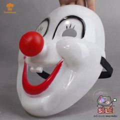Đầm Halloween Chú Hề Độc Đáo với Mặt Nạ Mũi Đỏ - Đạo Cụ Hóa Trang Cho Tiệc Halloween và Lễ Hội, Thời Trang Trẻ Em