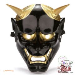 Mặt Nạ Hóa Trang Oni Noh Hannya - Phụ Kiện Halloween Độc Đáo, Chất Liệu Bền, Kiểu Dáng Ấn Tượng, Tâm Điểm Mọi Ánh Nhìn