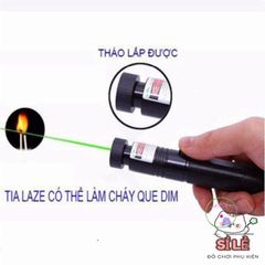 Đèn Pin Laser 303 Cao Cấp Xanh Lá - Chống Nước, Chiếu Sáng Tốt, Đèn Pin Sạc 18650 Thích Hợp Du Lịch, Trình Bày, Giáo Dục