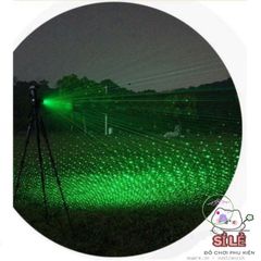 Đèn Pin Laser 303 Cao Cấp Xanh Lá - Chống Nước, Chiếu Sáng Tốt, Đèn Pin Sạc 18650 Thích Hợp Du Lịch, Trình Bày, Giáo Dục