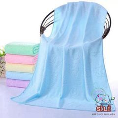 Khăn Tắm Nhập Khẩu Nhật Bản 140x70 cm - Siêu Mềm, Thấm Hút Tốt, An Toàn Cho Trẻ Nhỏ - Sản Phẩm Nhà Tắm Tiện Nghi
