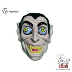 Mặt Nạ Halloween Độc Đáo Hộp Sọ Ma Cà Rồng - Đạo Cụ Trang Điểm Kinh Dị Cho Tiệc Hóa Trang và Trò Chơi Nhập Vai