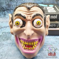 Mặt Nạ Halloween Độc Đáo Hộp Sọ Ma Cà Rồng - Đạo Cụ Trang Điểm Kinh Dị Cho Tiệc Hóa Trang và Trò Chơi Nhập Vai