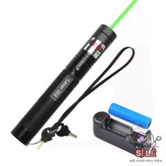 Đèn Pin Laser 303 - Chiếu Sáng Xa 5000m, Bao Gồm Pin Sạc & Khóa An Toàn, Dụng Cụ Thích Hợp Cho Ngoài Trời & Sự Kiện