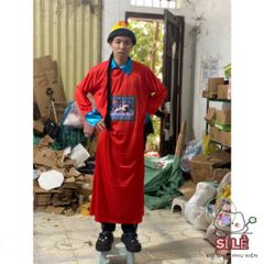 Set Trang Phục Ma Cương Thi 3 Màu - Hóa Trang Halloween Độc Đáo Cho Ngày Lễ Hội, Thời Trang Pháp Sư, Diêm Vương, Cương Thi