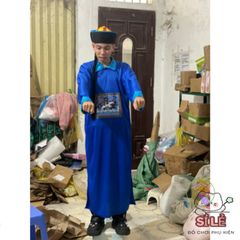 Set Trang Phục Ma Cương Thi 3 Màu - Hóa Trang Halloween Độc Đáo Cho Ngày Lễ Hội, Thời Trang Pháp Sư, Diêm Vương, Cương Thi