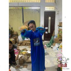 Set Trang Phục Ma Cương Thi 3 Màu - Hóa Trang Halloween Độc Đáo Cho Ngày Lễ Hội, Thời Trang Pháp Sư, Diêm Vương, Cương Thi