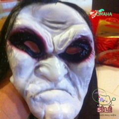 Mặt Nạ Kinh Dị Zombie Đen Thoáng Khí - Phụ Kiện Hóa Trang Halloween Độc Đáo, Chi Tiết Rùng Rợn, Thích Hợp Cho Tất Cả Lứa Tuổi
