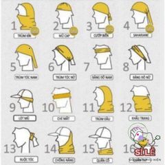 Khăn Ống Đa Năng Cao Cấp Thời Trang - Phụ Kiện Chạy Bộ và Ngoài Trời, Chất Liệu Cotton Thoáng Mát, Khả Năng Chống Bụi và Tia UV