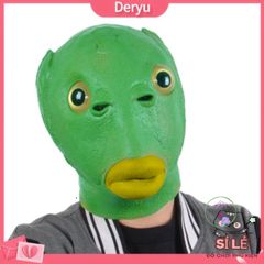 Mặt Nạ Silicone Cá Vui Nhộn Dành Cho Người Lớn - Phụ Kiện Hóa Trang Nổi Bật Cho Lễ Hội Halloween, Giáng Sinh, Phục Sinh