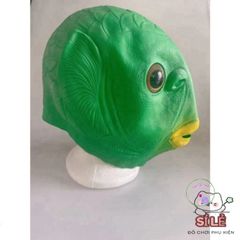 Mặt Nạ Silicone Cá Vui Nhộn Dành Cho Người Lớn - Phụ Kiện Hóa Trang Nổi Bật Cho Lễ Hội Halloween, Giáng Sinh, Phục Sinh