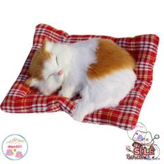 Mô hình thú nhồi bông chó mèo lớn - Khử mùi bằng than hoạt tính, âm thanh sống động, trang trí xe và nhà cửa cho trẻ em.