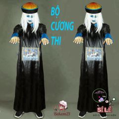 Bộ Hóa Trang Halloween Diêm Vương & Cương Thi - Trang Phục Độc Đáo Cho Người Lớn - Cosplay Pháp Sư Huyền Bí