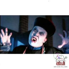 Bộ đồ hóa trang Halloween Cương Thi Trung Hoa - Áo Dài độc đáo với mũ đuôi sam và bùa hộ mệnh cho bữa tiệc thú vị