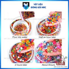 Hạt Nở Tinh Thể 500G 13-15mm - Trang Trí Thủy Sinh, Tạo Slime, An Toàn Môi Trường, Màu Sắc Đa Dạng, Chất Liệu Tự Nhiên