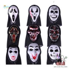 Mặt Nạ Quỷ Đáng Sợ Halloween - Đạo Cụ Cosplay Kinh Dị Thực Tế Cho Bữa Tiệc Hóa Trang, Phụ Kiện Thời Trang Độc Đáo
