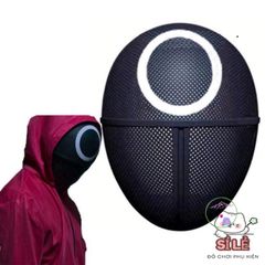 Mặt Nạ Squid Game PVC - Mysterious Halloween và Trung Thu - Dành cho Trẻ Em và Người Lớn - Hoàn Hảo cho Hóa Trang và Cosplay