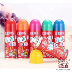 Bình Xịt Dây Màu Ngẫu Nhiên - Phụ Kiện Tiệc Tùng Rực Rỡ Cho Sinh Nhật, Lễ Hội Và Ngày Kỷ Niệm