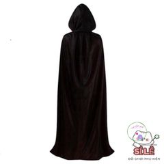 Áo Choàng Phù Thủy Halloween Đảo Ngược ZONGGJZ - Costume Cosplay Độc Đáo Cho Người Lớn và Trẻ Em, Đen Đỏ Huyền Bí