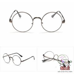 Gọng Kính Tròn Kim Loại Nobita - Phụ Kiện Thời Trang Hiện Đại, Nhiều Màu Sắc, Thích Hợp Cho Kính Cận và Kính Trắng 0 Độ