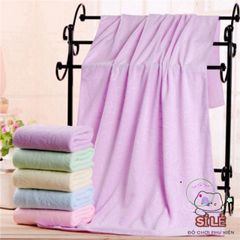 Khăn Tắm Microfiber Lớn Gấu Nhật Bản Siêu Thấm Hút - 70x140cm Mềm Mại, Chống Khuẩn, Dành Cho Trẻ Em và Người Lớn